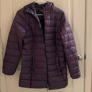 Eddie Bauer long puffy jacket